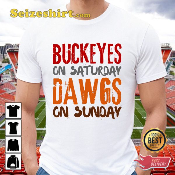 Cleveland Browns Ohio Buckeyes Football Sportwear T-Shirt