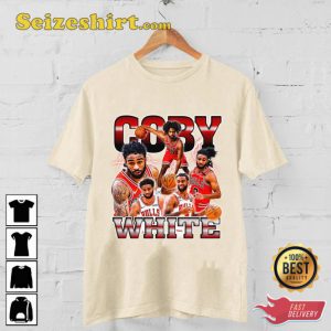 Coby White Lightning Chicago Bulls Basketball Sportwear T-Shirt