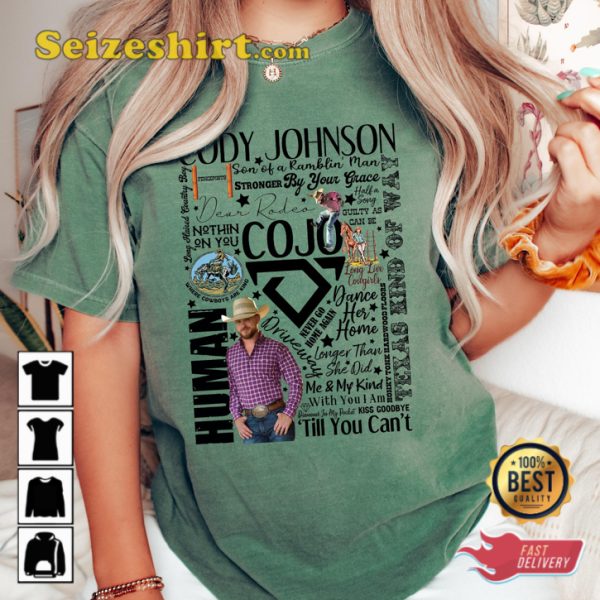 Cody Johnson Country Vibes On My Way to You Melodies Unisex T-Shirt