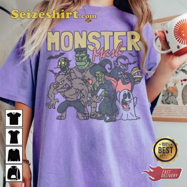 Comfort Colors Monster Mash Holiday Celebrate Halloween Outfit Unisex Sweatshirt