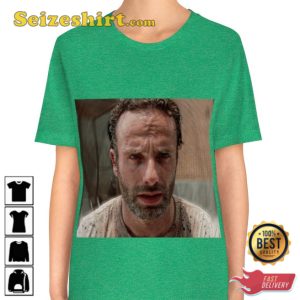 Corall Dazed Rick The Walking Dead Trendy Unisex T-Shirt