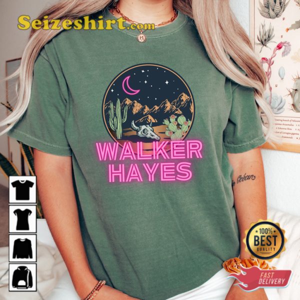 Country Music Star You Broke Up with Me Walker Hayes Tour Dates Concert T-Shirt