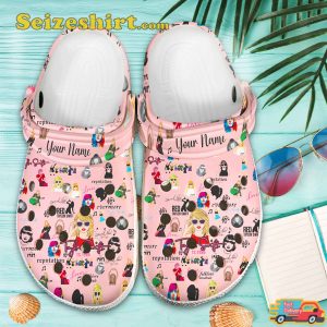 Country-Pop Icon Taylor Swiftie Vibes Crocs Clog Shoes Fearless Edition