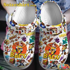 Crash Bandicoot Naughty Dog Game Crocband Clogs Shoes