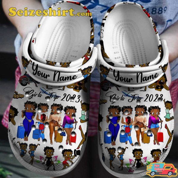 Customizable Betty Boop Cartoon Clogs