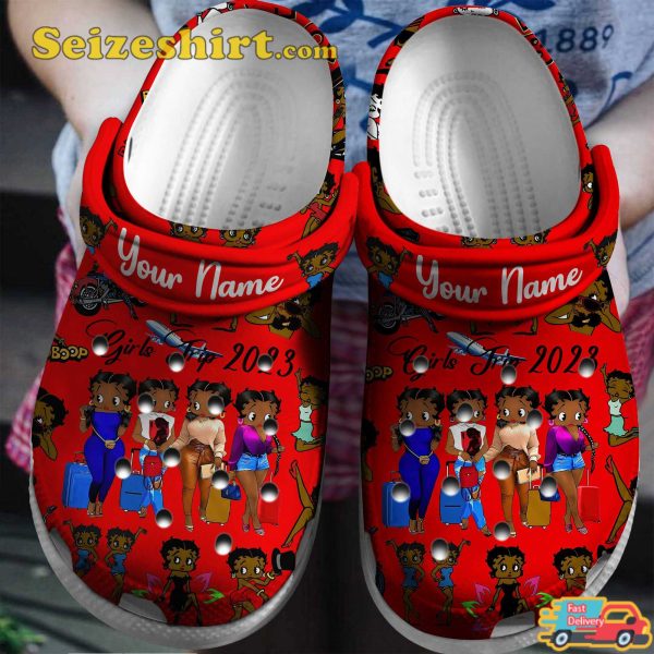 Customizable Betty Boop Cartoon Clogs