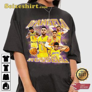 D Angelo Russell Rhythm NBA Playmaker Point Guard Sportwear T-Shirt
