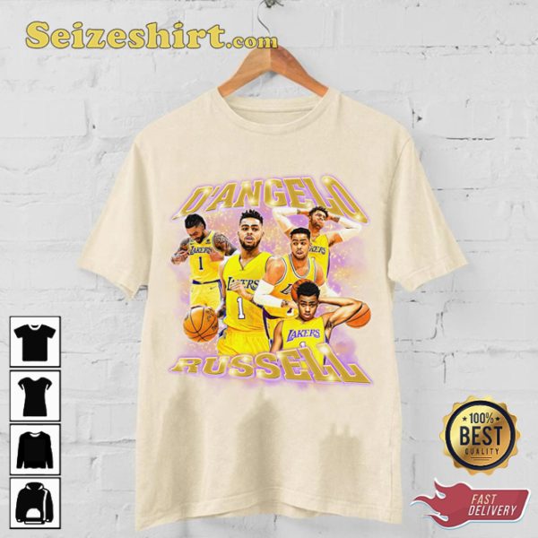 D Angelo Russell Rhythm NBA Playmaker Point Guard Sportwear T-Shirt