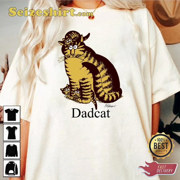 Dadcat Kliban Dad Cat Crazy Vintage Sweatshirt