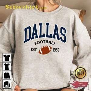 Dallas Football EST 1960 Vintage Style Sweatshirt