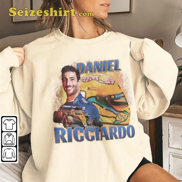 Daniel Ricciardo Roaring Engine F1 Racing Team Fanwear Unisex T-Shirt