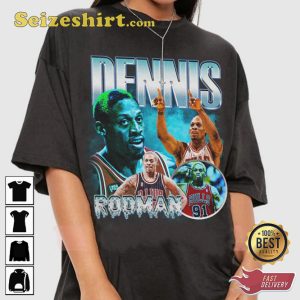 Dennis Rodman Rebound King NBA Legend Sportwear T-Shirt
