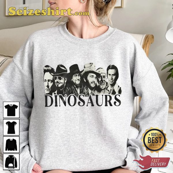 Dinosaurs Country Legends Roaring Tunes T-Shirt