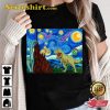 Dinosaurs Starry Night Funny Dinosaur Lover Internet Viral Trendy Sweatshirt