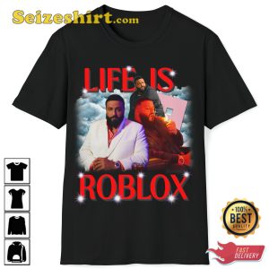 Dj Khaled Life Is Roblox Funny Dj Khaled Meme 90s Rap Hip Trendy Unisex T-Shirt