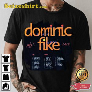 Dominic Fike Dont Stare At The Sun Tour Trendy Fanwear Unisex T-shirt