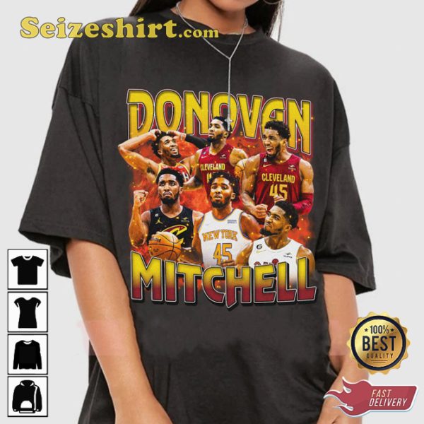 Donovan Mitchell Dunkmaster Utah Jazz Basketball Sportwear T-Shirt