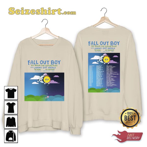 Fall Out Boy So Much For Tour Dust 2023 Fan Gift T-shirt