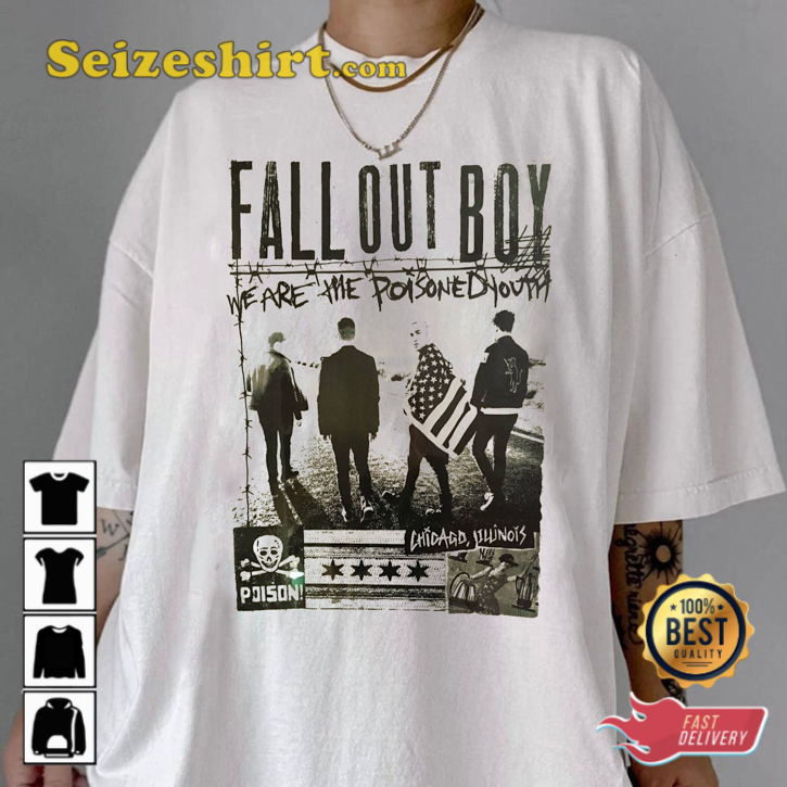 Fall Out Boy Tour 2023 Pop Punk Legends Sugar Were Goin Down T-Shirt