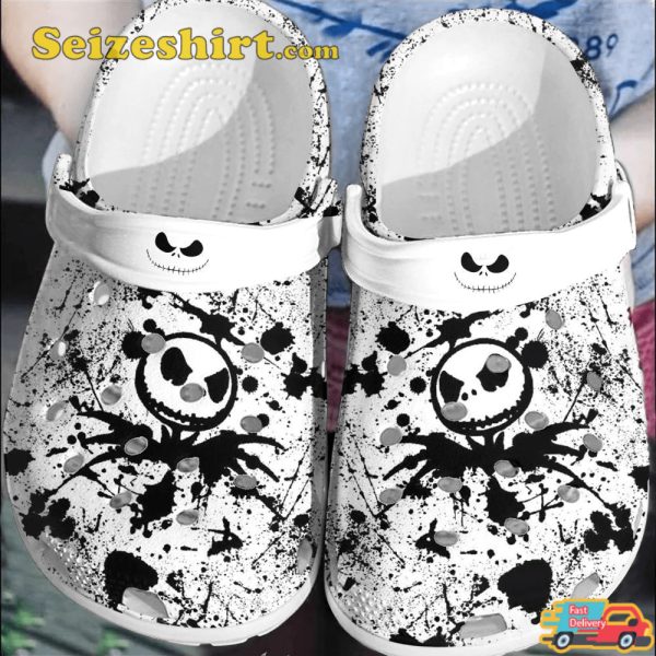 Footwearmerch Halloween The Nightmare Before Christmas Jack Skelington Holiday Celebrate Comfort Crocbrand Clogs Shoes