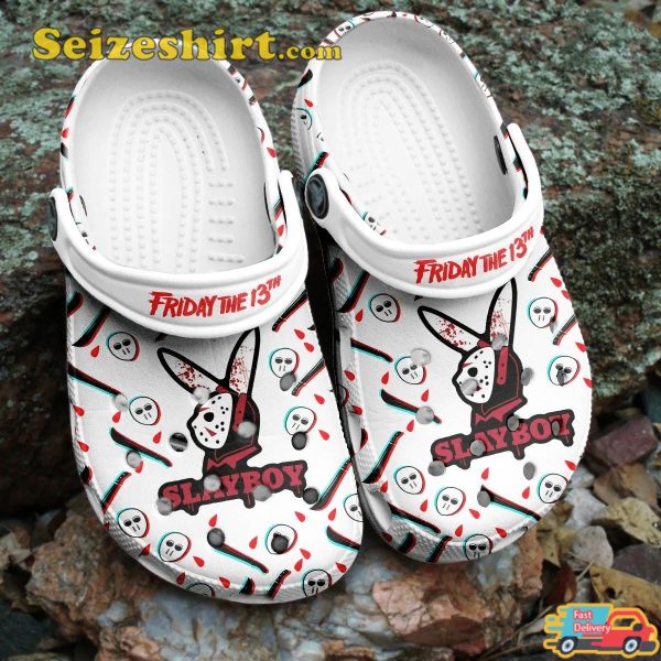 Friday The 13th Halloween Rabbit Playboy 2023 Halloween Celebrate Horror Clog Shoes