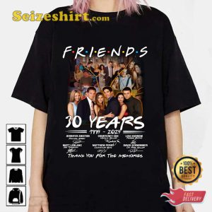 Friends Series 1994-2024 Thank You For The Memories 70th Anniversary T-Shirt