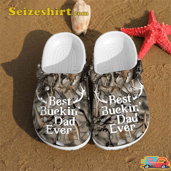 Funny Best Buckin Dad Ever Crocs Clog Shoes