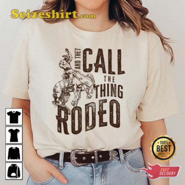 Garth Brooks Rodeo Lyrics Ropin The Wind T-shirt