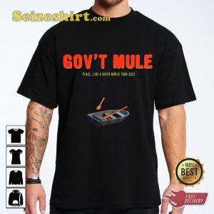 Govt Mule 2023 Peace Like A River World Tour T-shirt