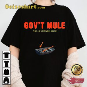 Govt Mule 2023 Peace Like A River World Tour T-shirt