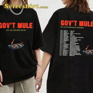 Govt Mule Peace Like A River North American Tour 2023 T-shirt