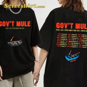 Govt Mule Peace Like A River World Tour 2023 T-shirt