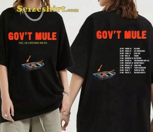 Govt Mule Tour 2023 Peace Like A River Fall Tour T-shirt