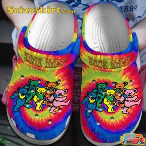 Grateful Dead Jam Band Groove Vibes Scarlet Begonias Melodies Comfort Clogs