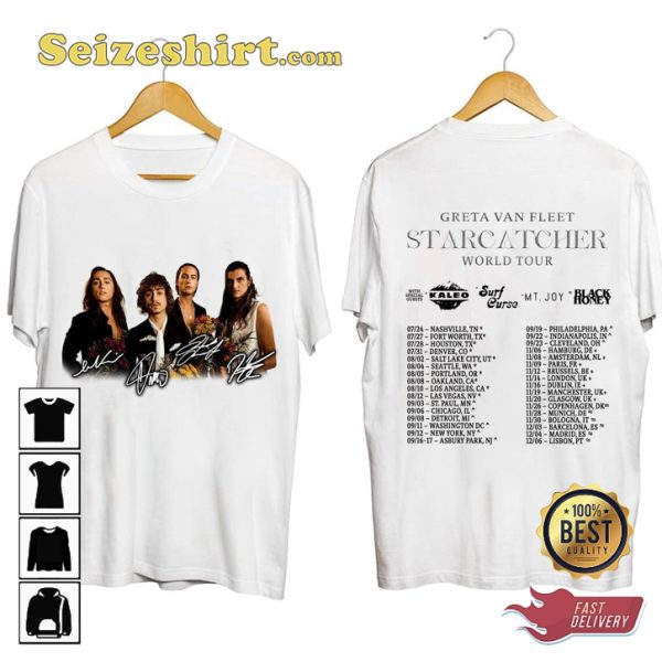 Greta Van Fleet Starcatcher World Tour 2023 Fanwear Style Fashion T-Shirt