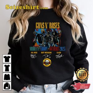 Guns And Roses Music Legend Middle Europe America 2023 Music Trendy T-Shirt