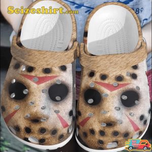 Halloween Face Hlw Michael Myers Spooky Comfort Clogs