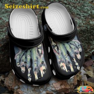 Halloween Zombie Feet Spooky 2023 Halloween Celebrate Horror Comfort Crocband Shoes