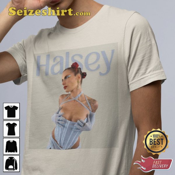 Halsey Glamoured Pop Band Music Trendy Unisex T-Shirt