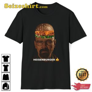Heisenburger Walter White Breaking Bad Cheeseburger Funny Meme Trendy Unisex T-Shirt