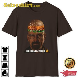 Heisenburger Walter White Breaking Bad Cheeseburger Funny Meme Trendy Unisex T-Shirt