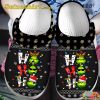 Hohoho Grinch Christmas Classic Ugly Sweater Vibes Comfort Crocs Shoes