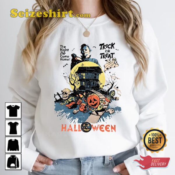 Horror Movie Characters Michael Myer Halloween Celebrate Outfit T-Shirt