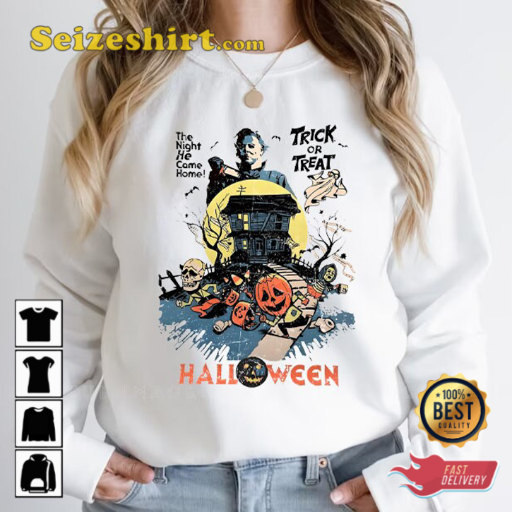 Horror Movie Characters Michael Myer Halloween Celebrate Outfit T-Shirt