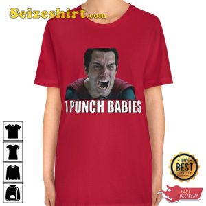 I Punch Babies Superman In Agony Trendy Unisex Hoodie