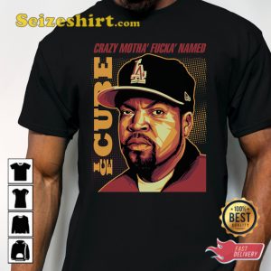 Ice Cube Crazy Motha Fucka Named Pop Art Graphic Unisex T-shirt