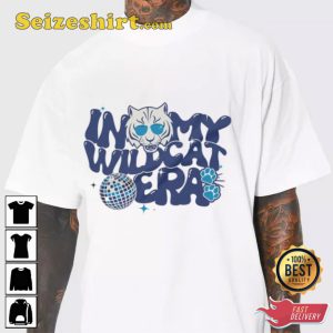In My WILDCAT ERA Groovy School Wildcat Mascot PTO Unisex T-shirt
