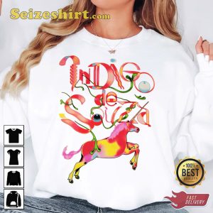 Indigo De Souza Unicorn Melodic Hooves Fantasy Sweatshirt
