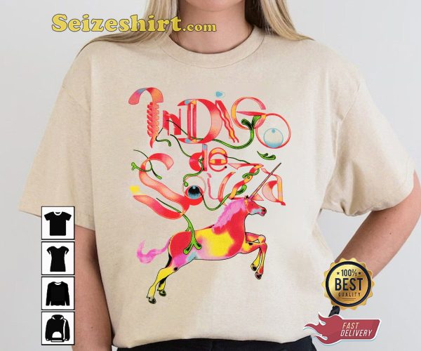 Indigo De Souza Unicorn Melodic Hooves Fantasy Sweatshirt