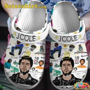 J Cole Music Hip-Hop Vibes No Role Modelz Melodies Comfort Crocs Clog Shoes